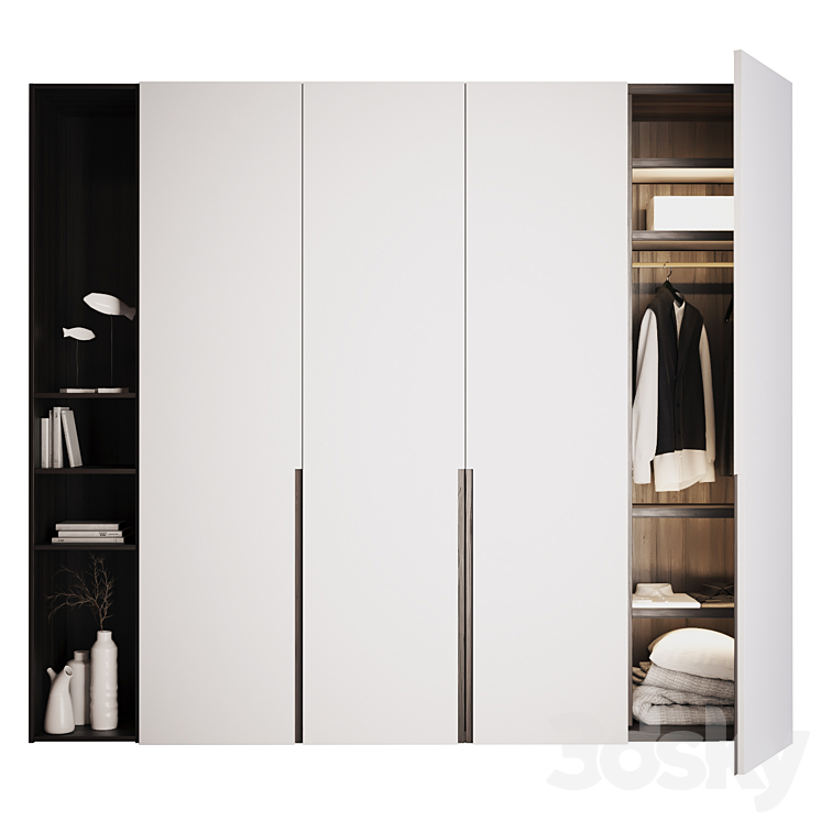 Wardrobe Silenia 3DS Max Model - thumbnail 1