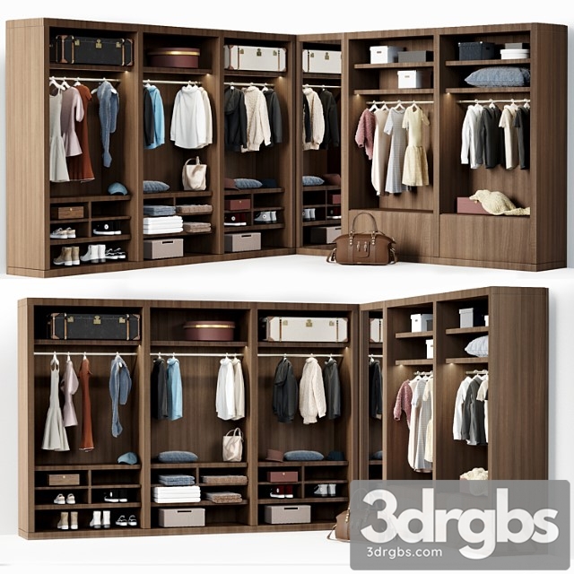 Wardrobe Sipario C 06 Pianza 3 3dsmax Download - thumbnail 1