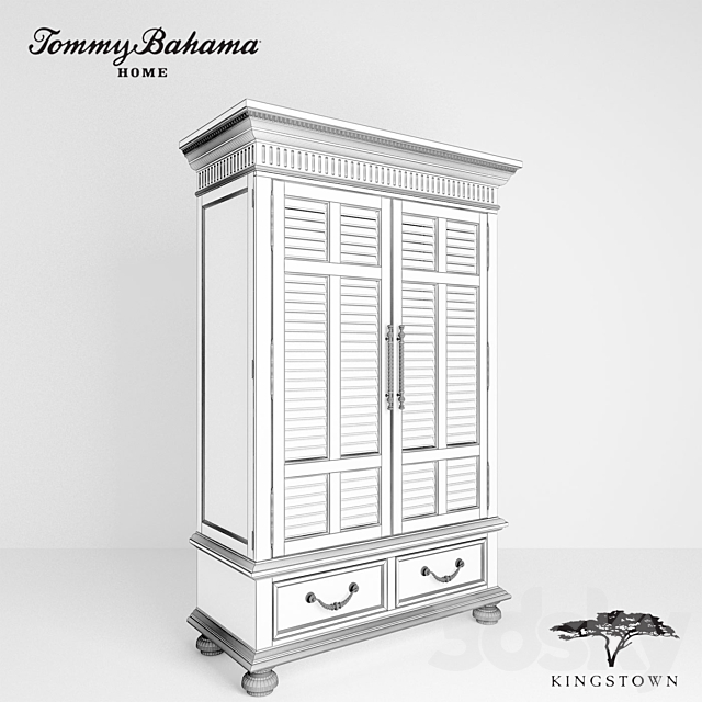 Wardrobe Tommy Bahama Kingstown 3DSMax File - thumbnail 2