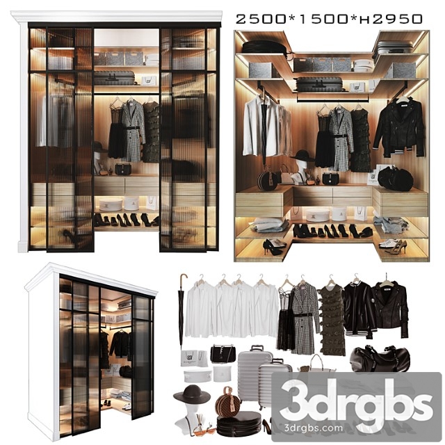 Wardrobe unit in the bedroom - thumbnail 1