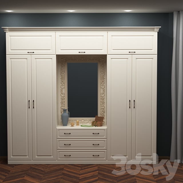 Wardrobe with a niche 3DSMax File - thumbnail 2