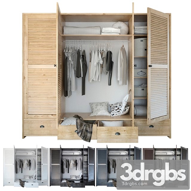 Wardrobe with filling_3 3dsmax Download - thumbnail 1