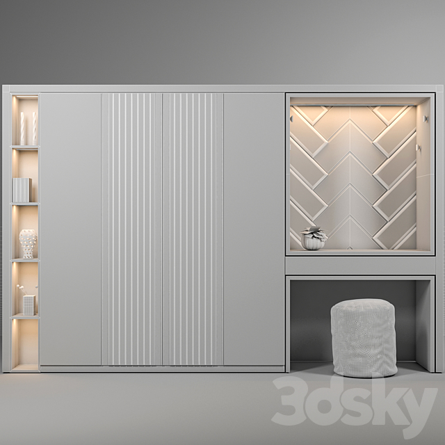 wardrobe02 3DSMax File - thumbnail 3