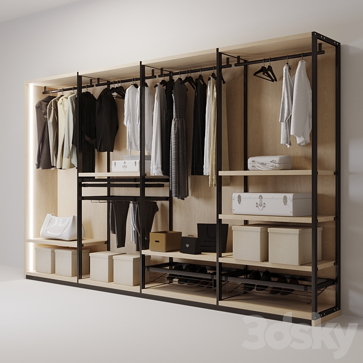 wardrobe6 3DS Max - thumbnail 2