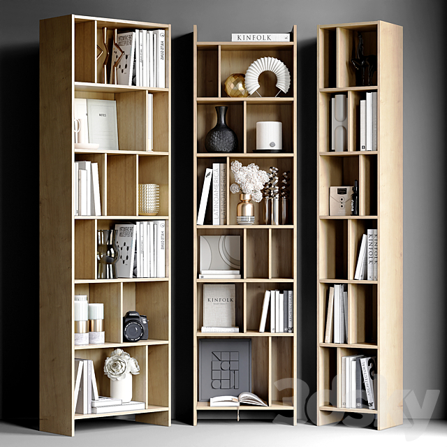 Wardrobes BOLIA House Bookcases 3DS Max Model - thumbnail 2