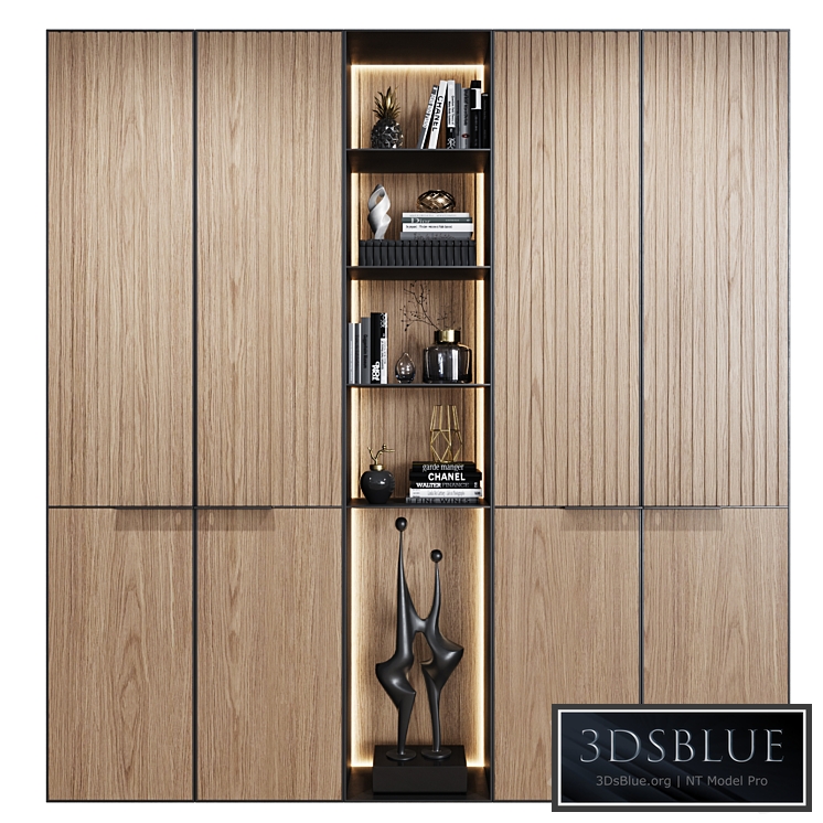 Wardrobes in modern style 40 3DS Max - thumbnail 3