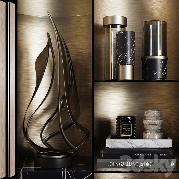 Wardrobes in modern style 46 3DS Max Model - thumbnail 2