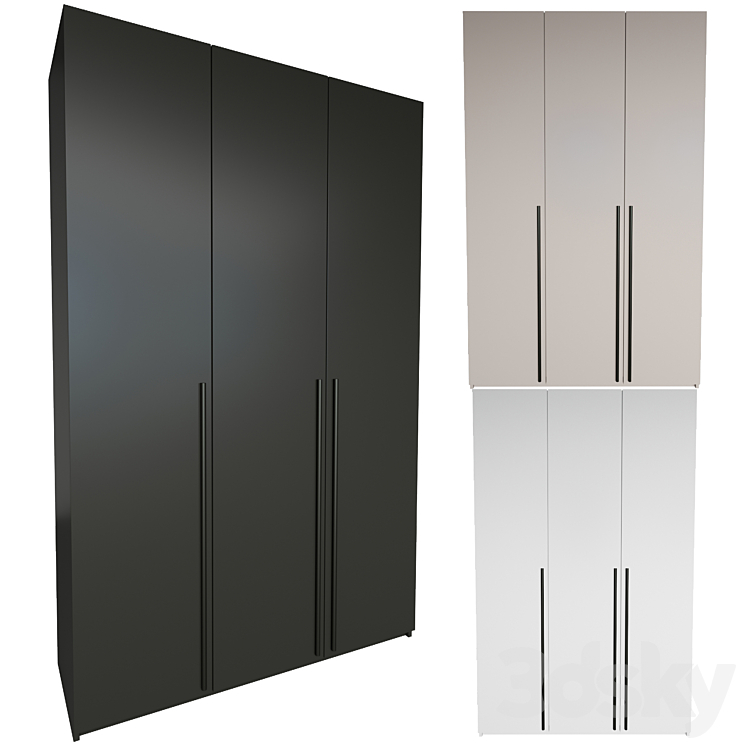 wardrobes LORENA 3DS Max - thumbnail 1