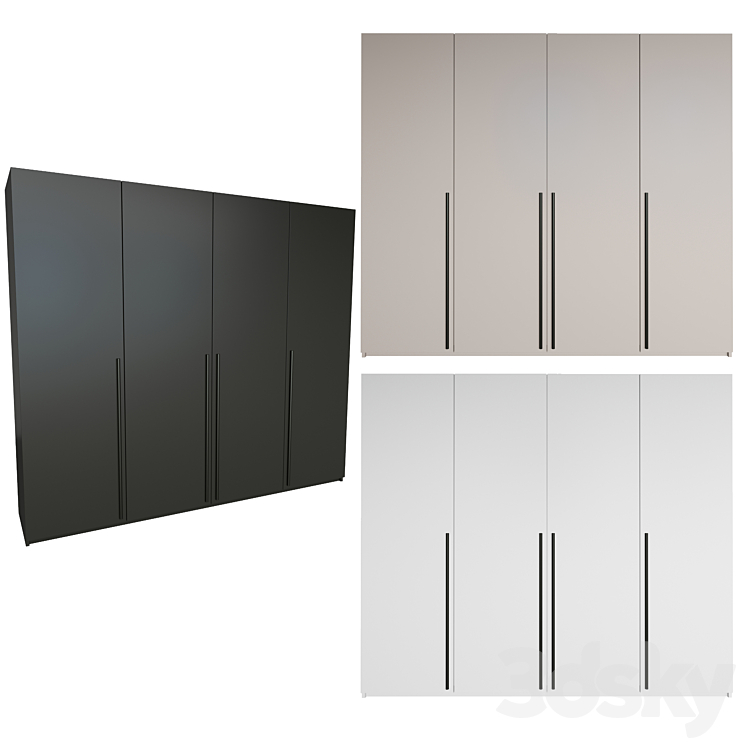 wardrobes LORENA 3DS Max - thumbnail 2