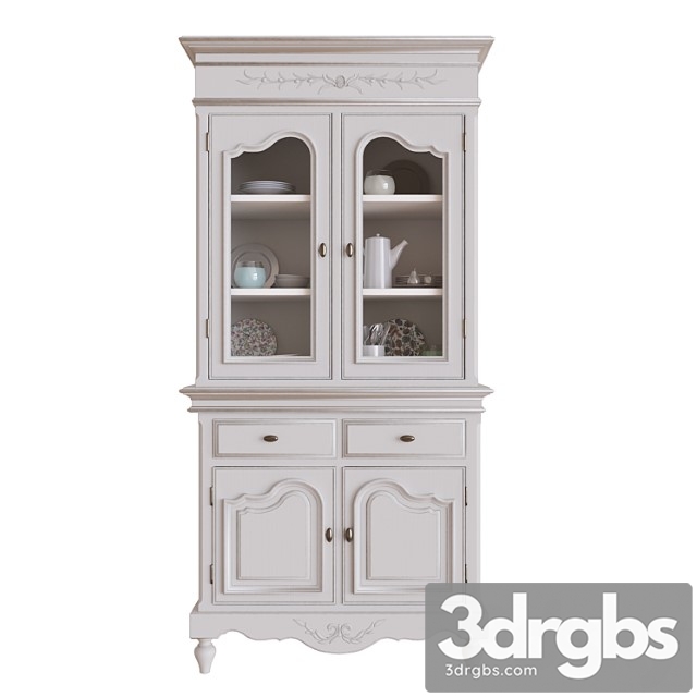 White kitchen cupboard 3dsmax Download - thumbnail 1