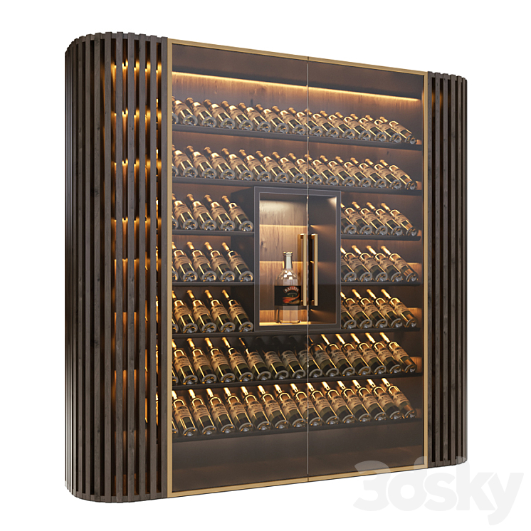 Wine Cellar 3DS Max - thumbnail 1