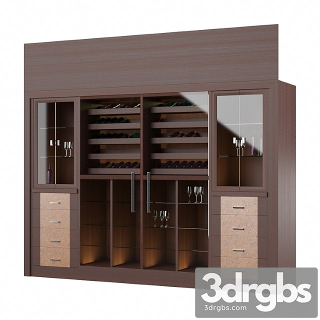 Wine tasting cabinet 3dsmax Download - thumbnail 1