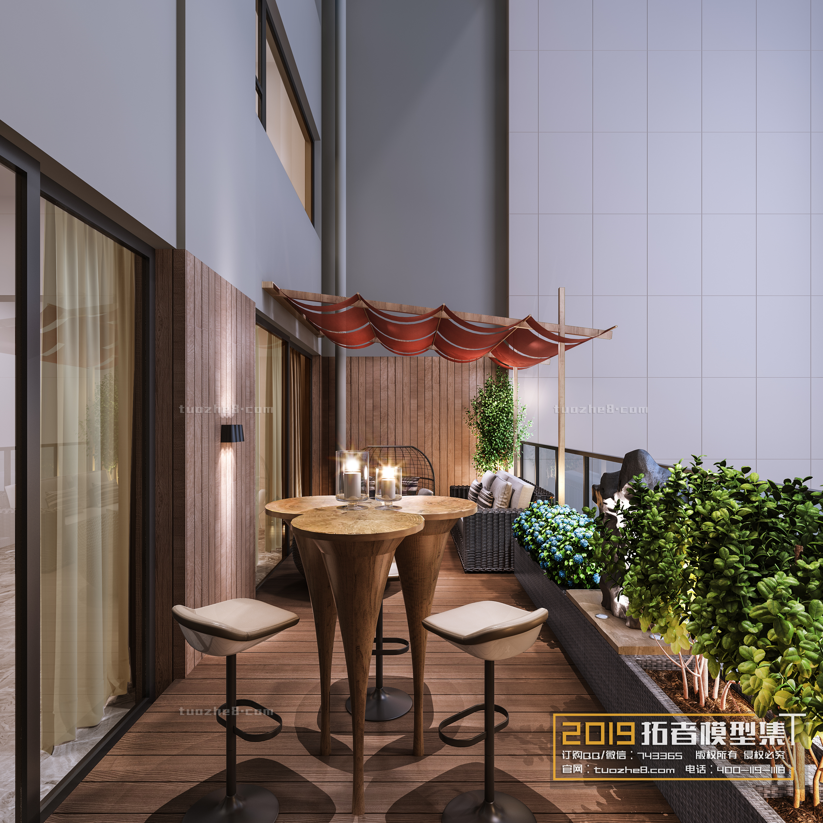 Extension Interior – GARDEN & BALCONY – 003 - thumbnail 1