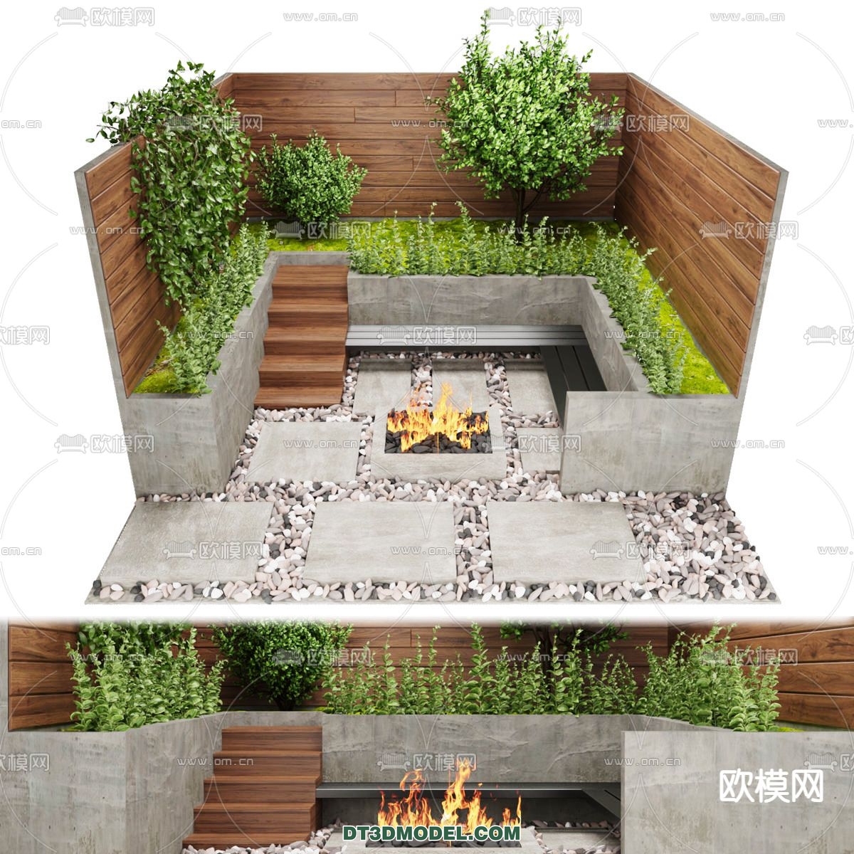 GARDEN DECOR – VRAY / CORONA – 3D MODEL – 3258 - thumbnail 1