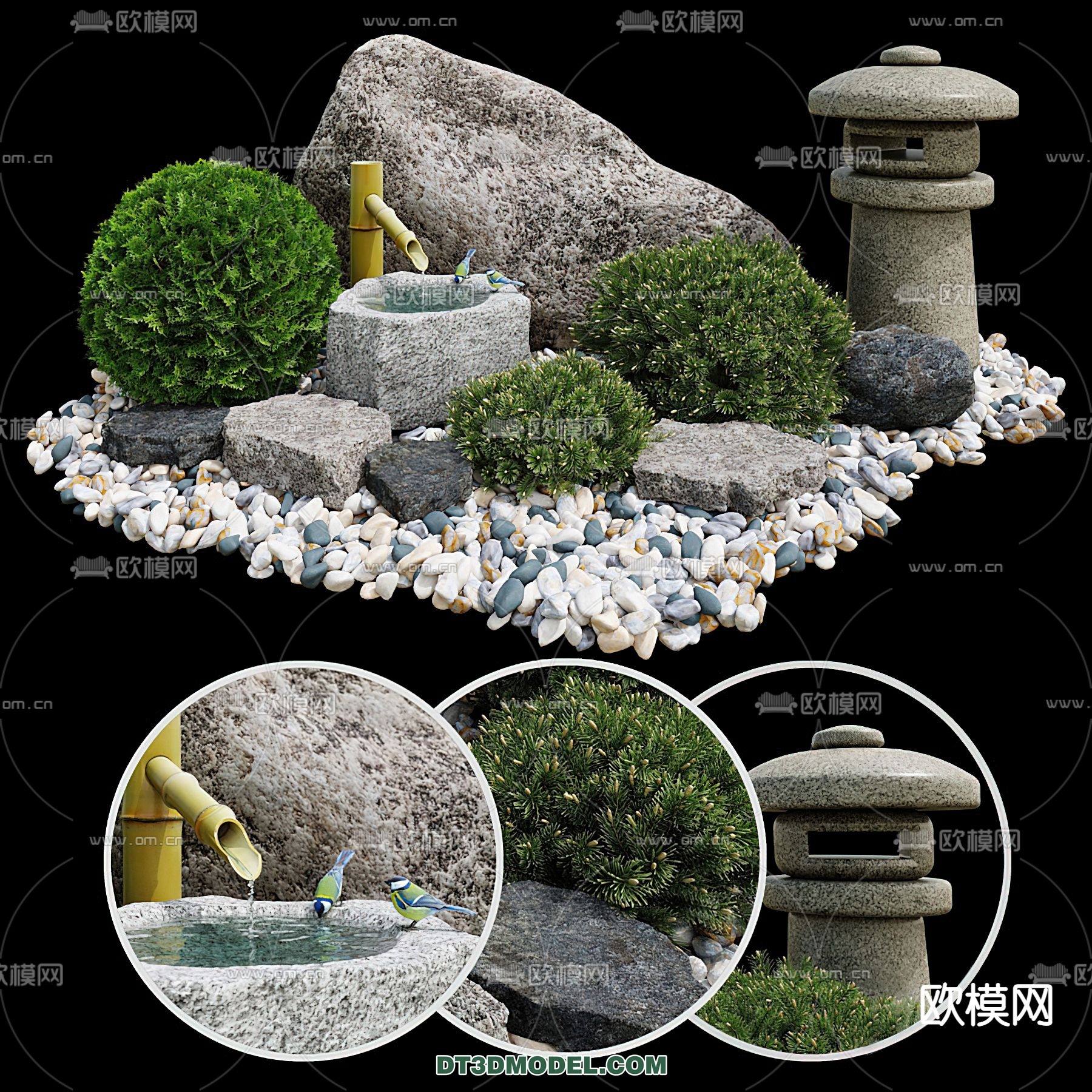 GARDEN DECOR – VRAY / CORONA – 3D MODEL – 3263 - thumbnail 1