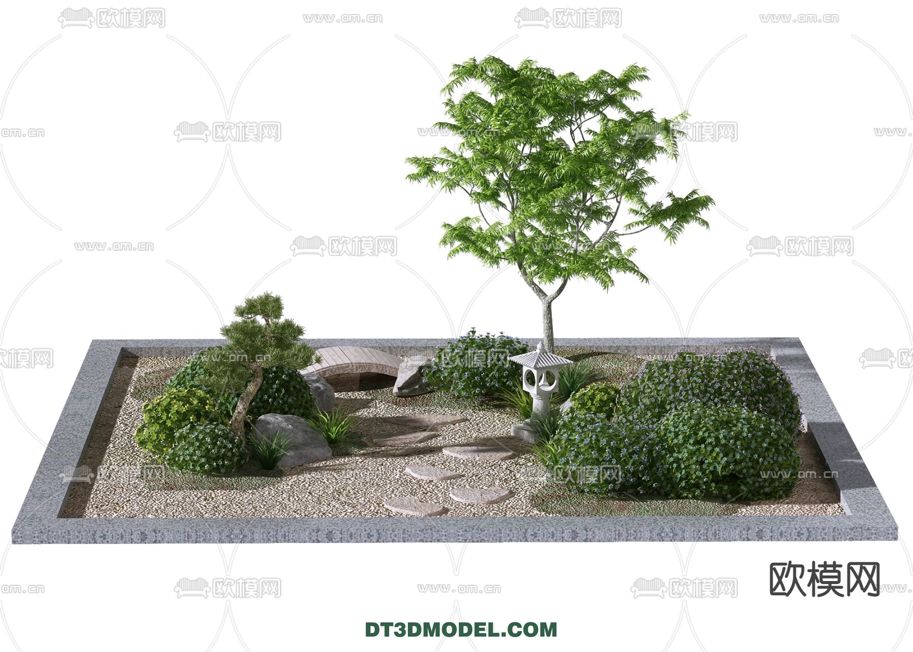 GARDEN DECOR – VRAY / CORONA – 3D MODEL – 3264 - thumbnail 1