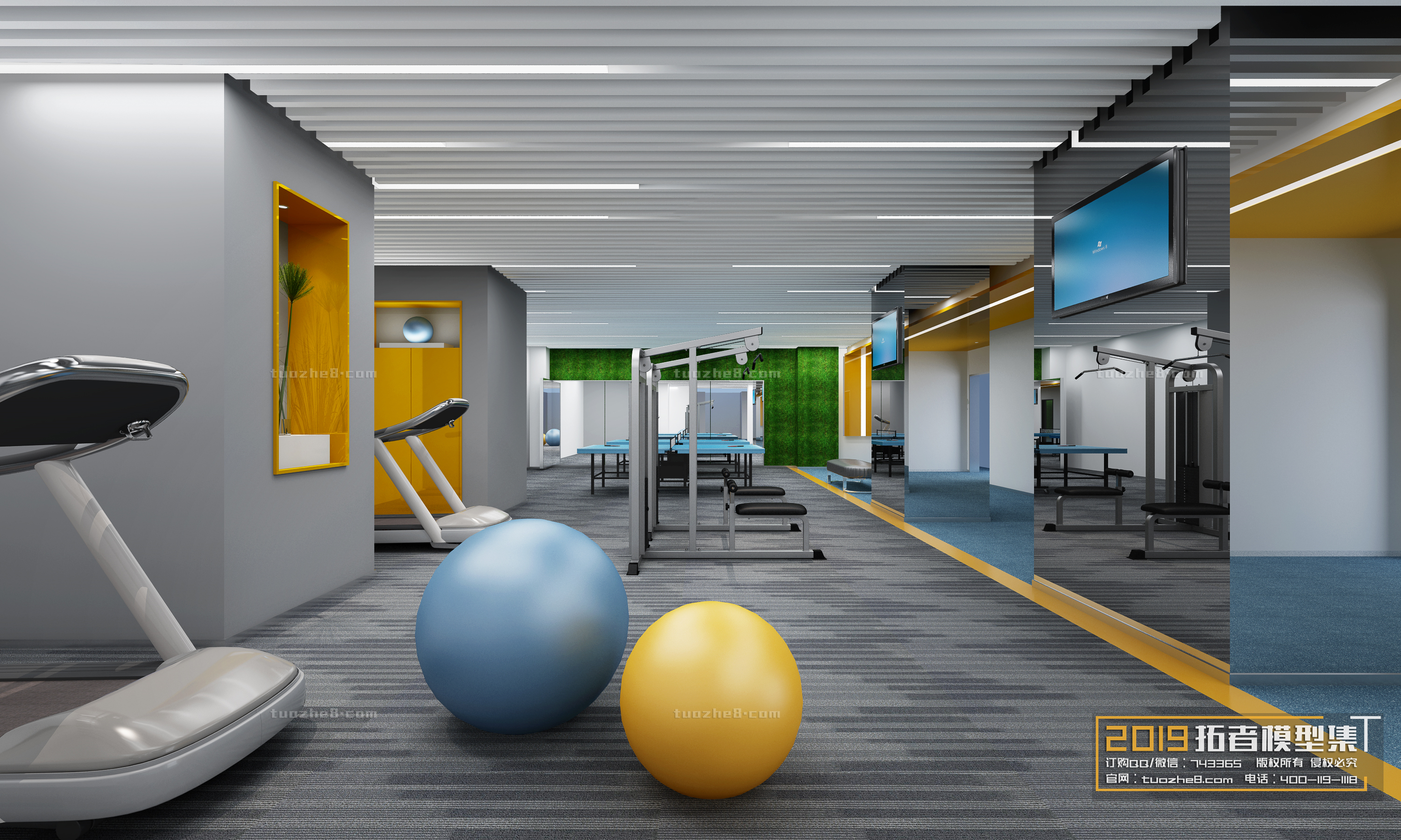 Extension Interior – FITNESS YOGA – 015 - thumbnail 1