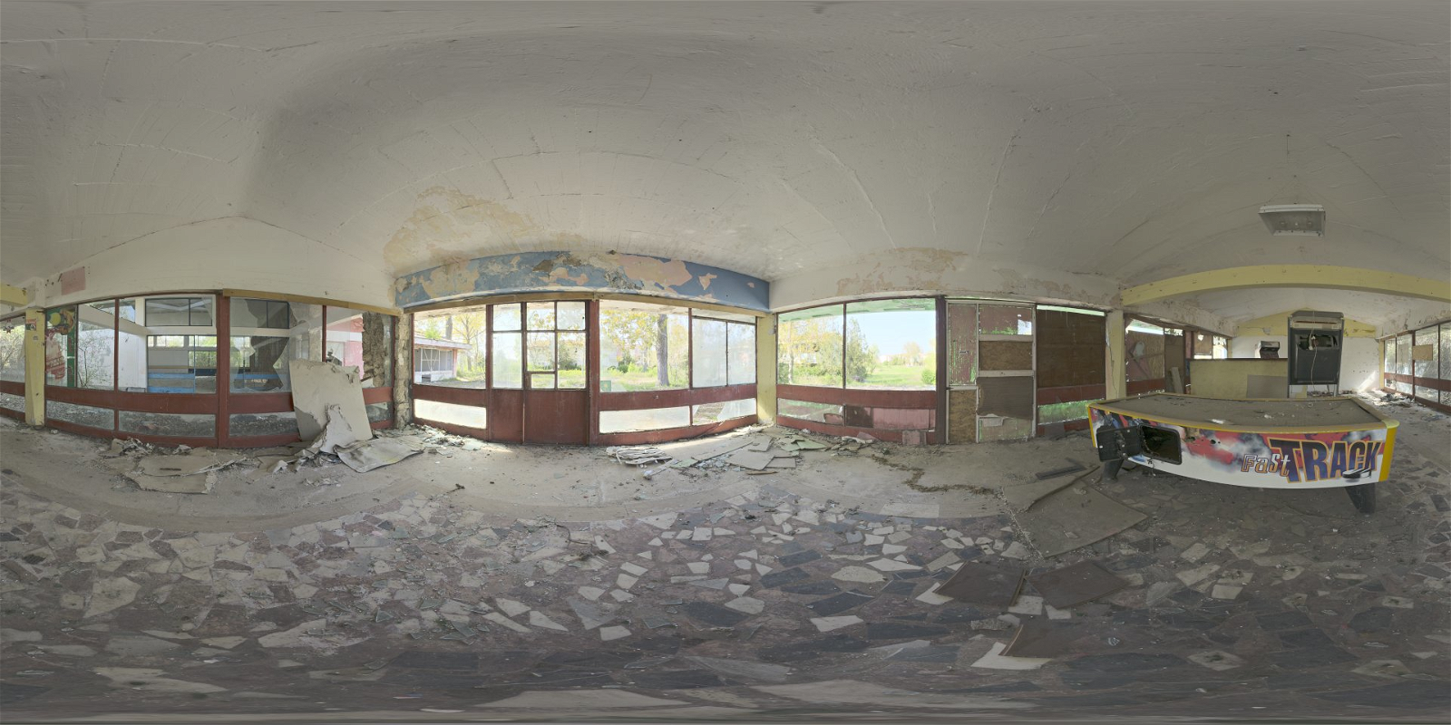 HDRI – Abandoned Games Room 01 – urban - thumbnail 1