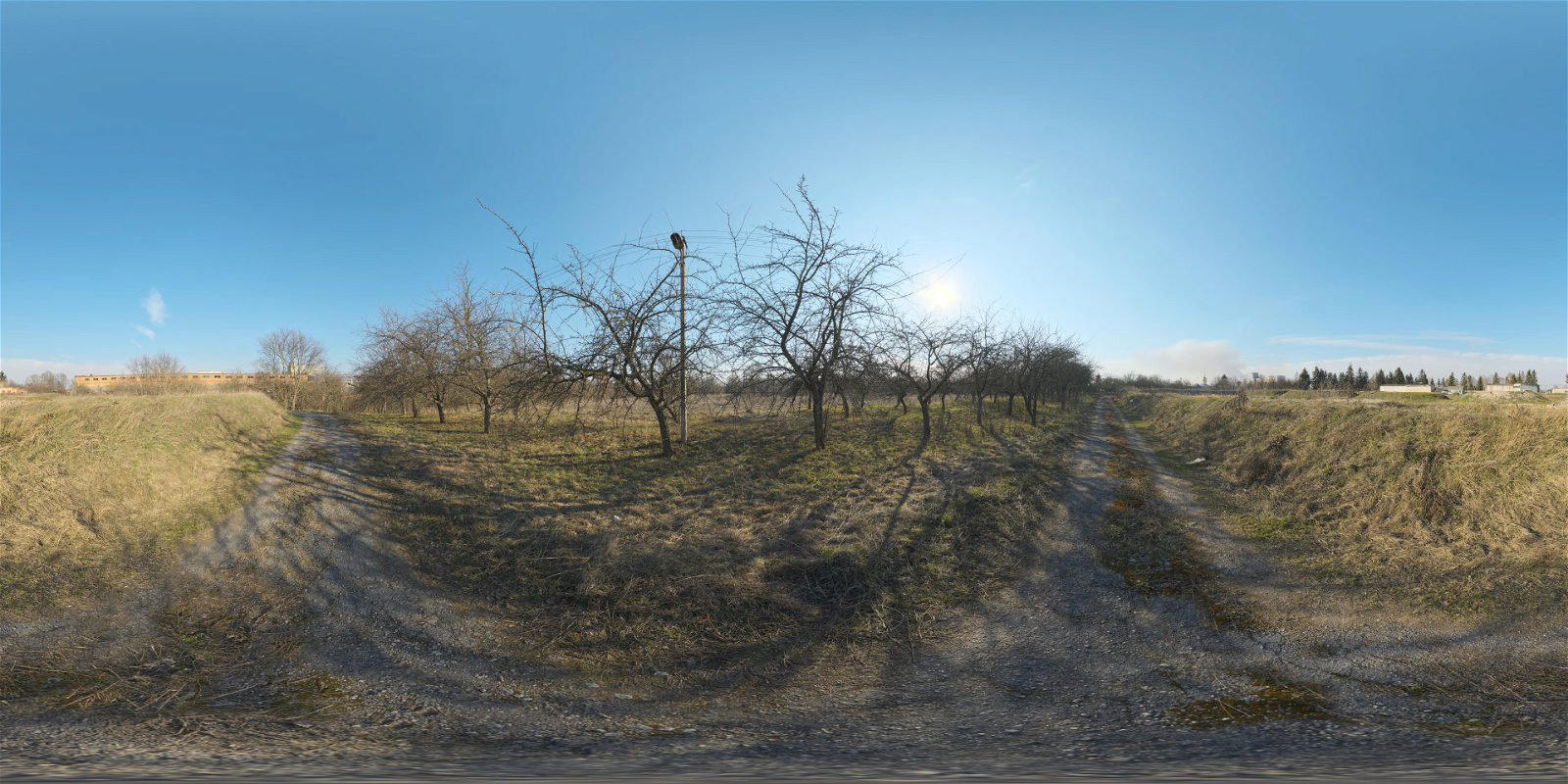 HDRI – Abandoned Pathway – skies - thumbnail 1