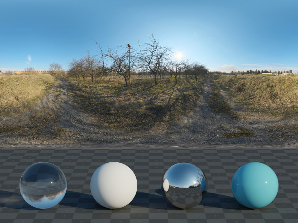 HDRI – Abandoned Pathway – skies - thumbnail 3