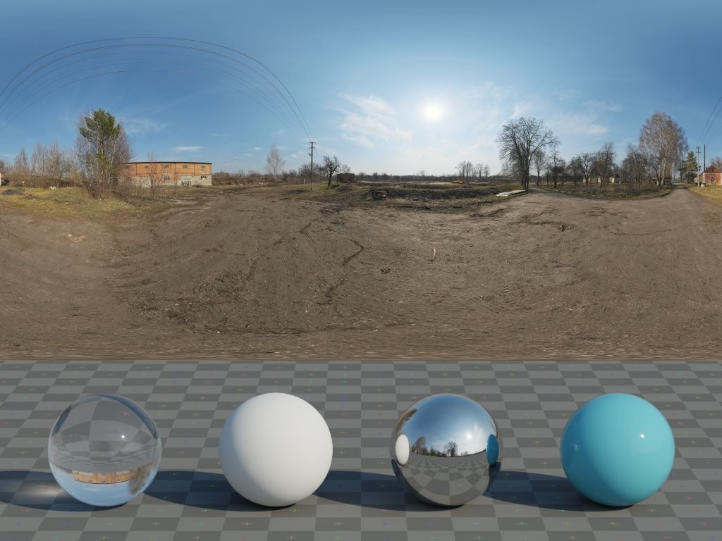 HDRI – Abandoned Tank Farm 02 – urban - thumbnail 3