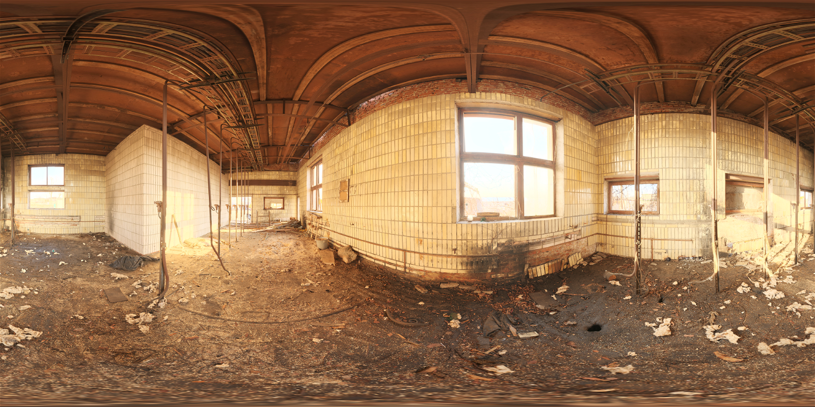 HDRI – Abandoned Tiled Room – urban - thumbnail 1