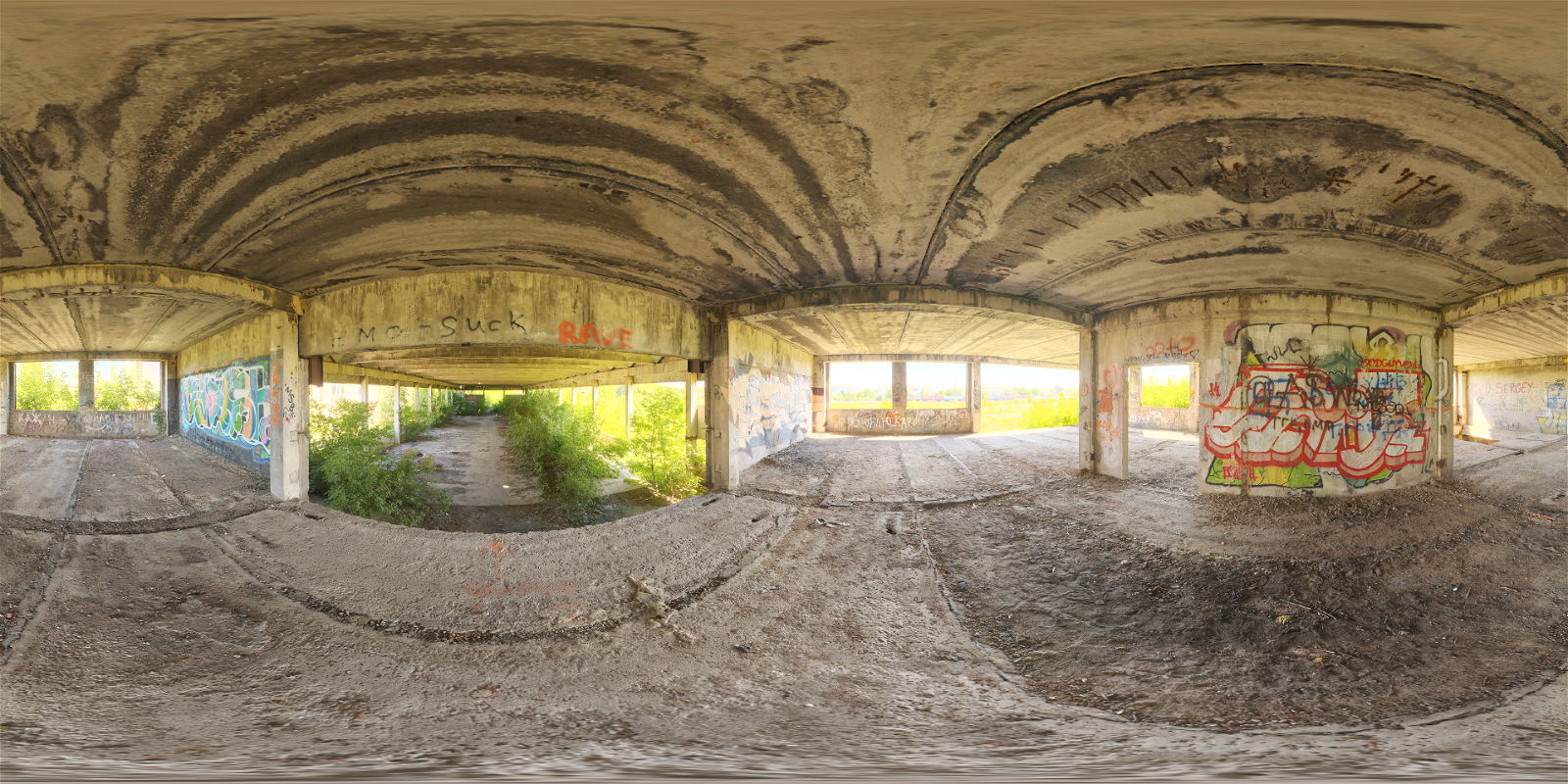 HDRI – Abandoned Workshop 02 – nature - thumbnail 1