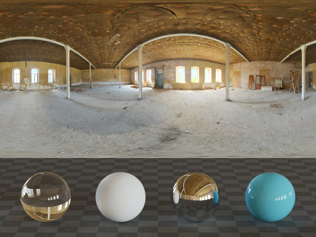 HDRI – Abandoned workshop – urban - thumbnail 3