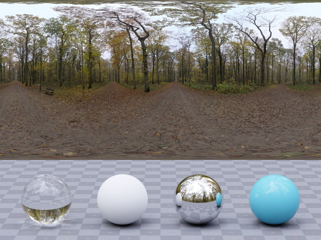 HDRI – Autumn Crossing – nature - thumbnail 3