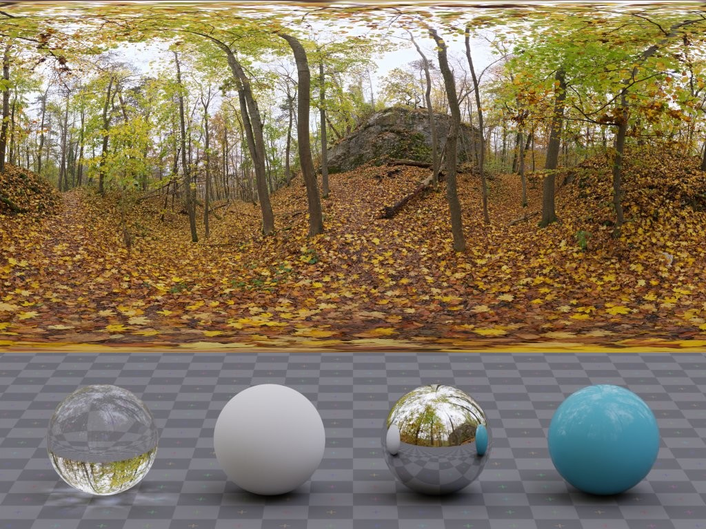 HDRI – Autumn Forest 01 – nature - thumbnail 3