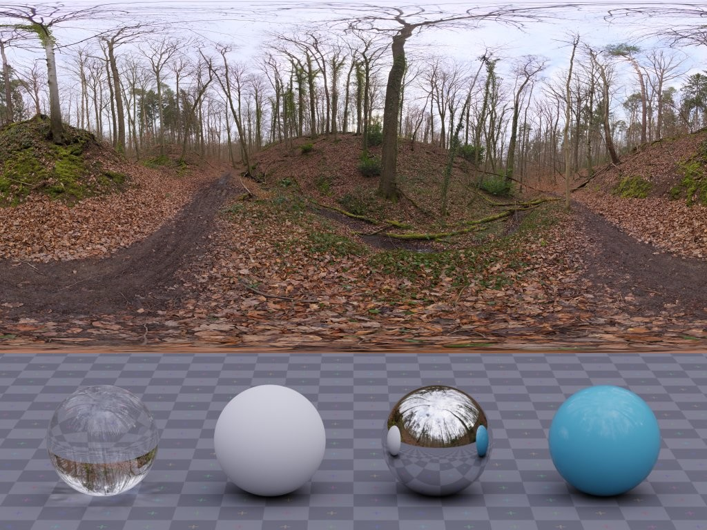 HDRI – Autumn Forest 02 – nature - thumbnail 3