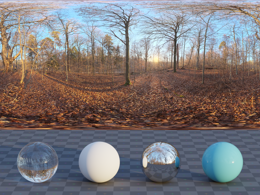 HDRI – Autumn Forest 04 – outdoor - thumbnail 3