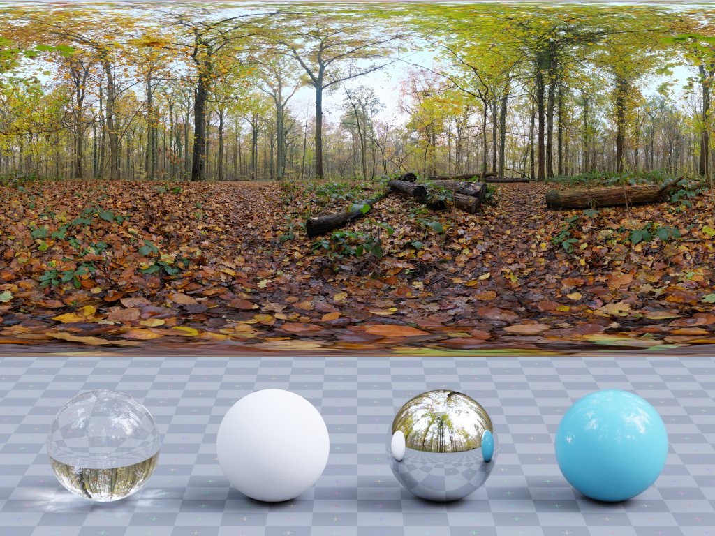 HDRI – Autumn Ground – nature - thumbnail 3