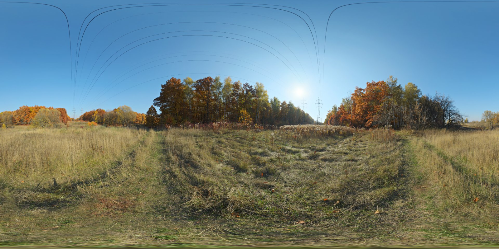 HDRI – Autumn Meadow – nature - thumbnail 1