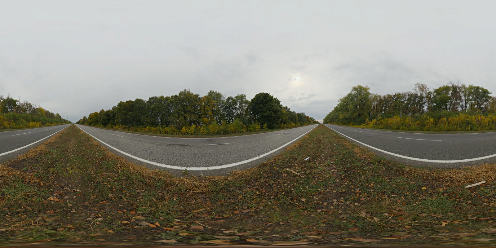 HDRI – Autumn Road – nature - thumbnail 1