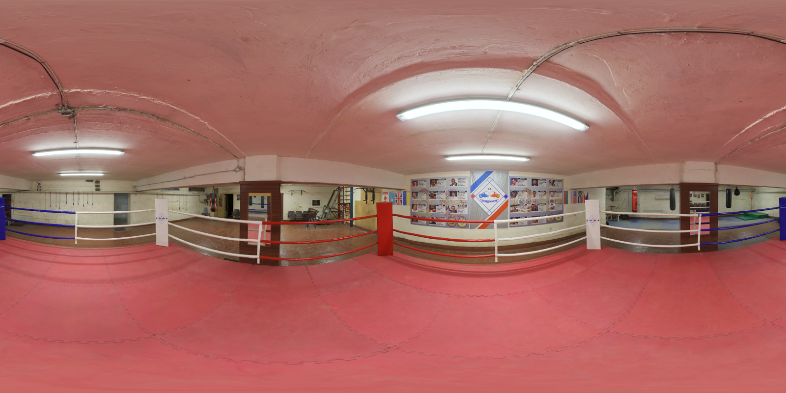 HDRI – Basement Boxing Ring – urban - thumbnail 1