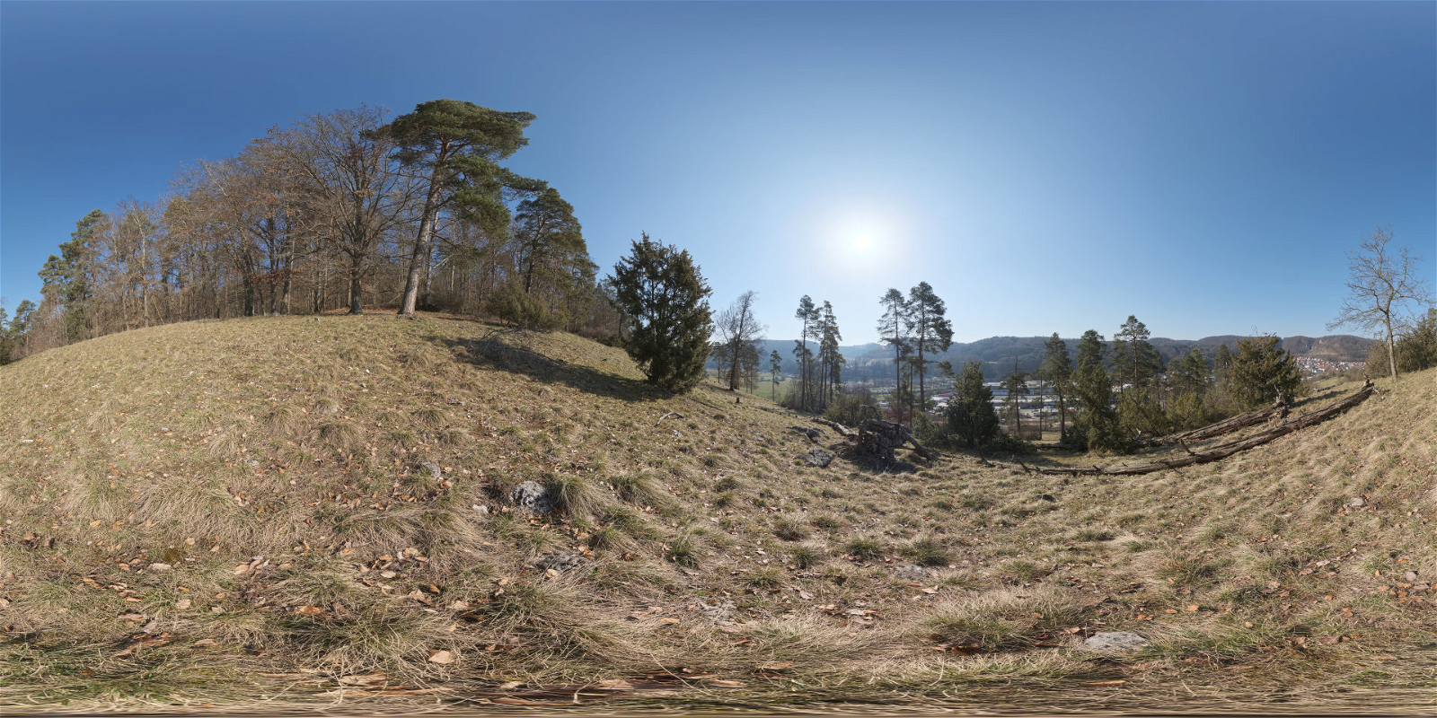 HDRI – Blaubeuren Hillside – nature - thumbnail 1