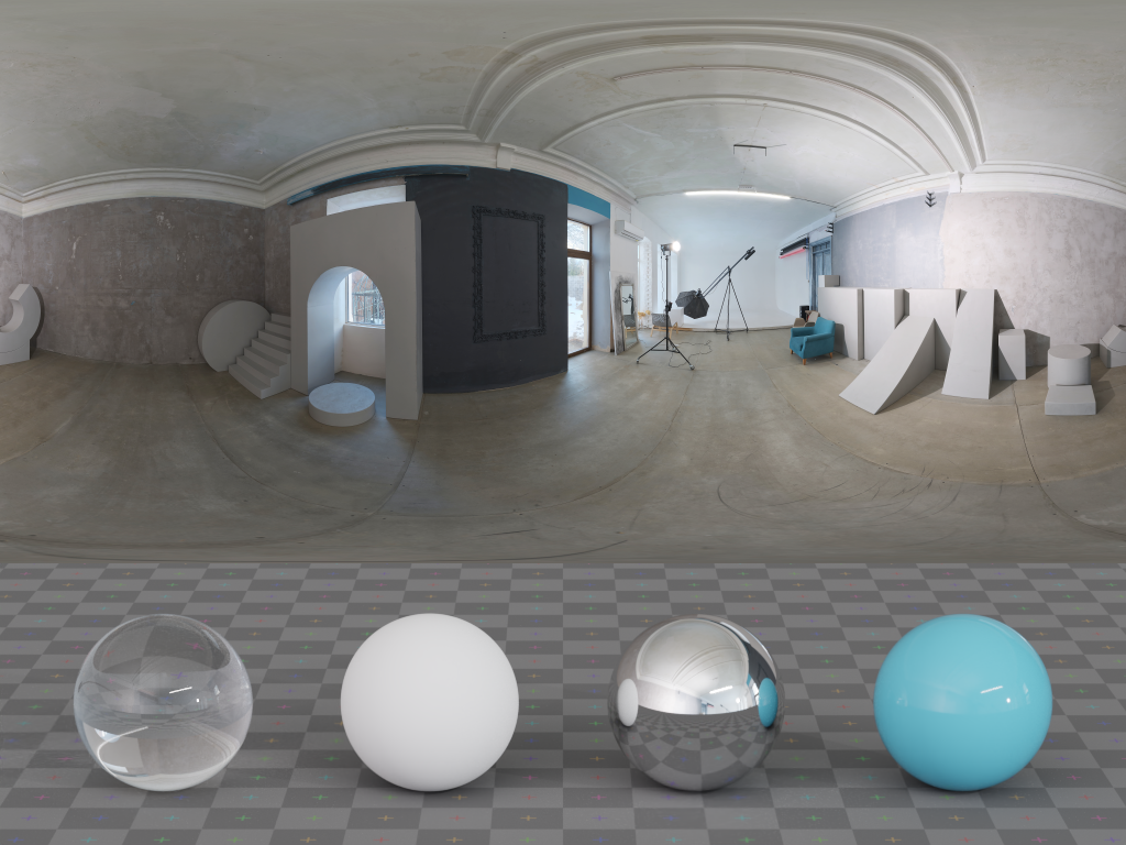 HDRI – Blocky Photo Studio – indoor - thumbnail 3