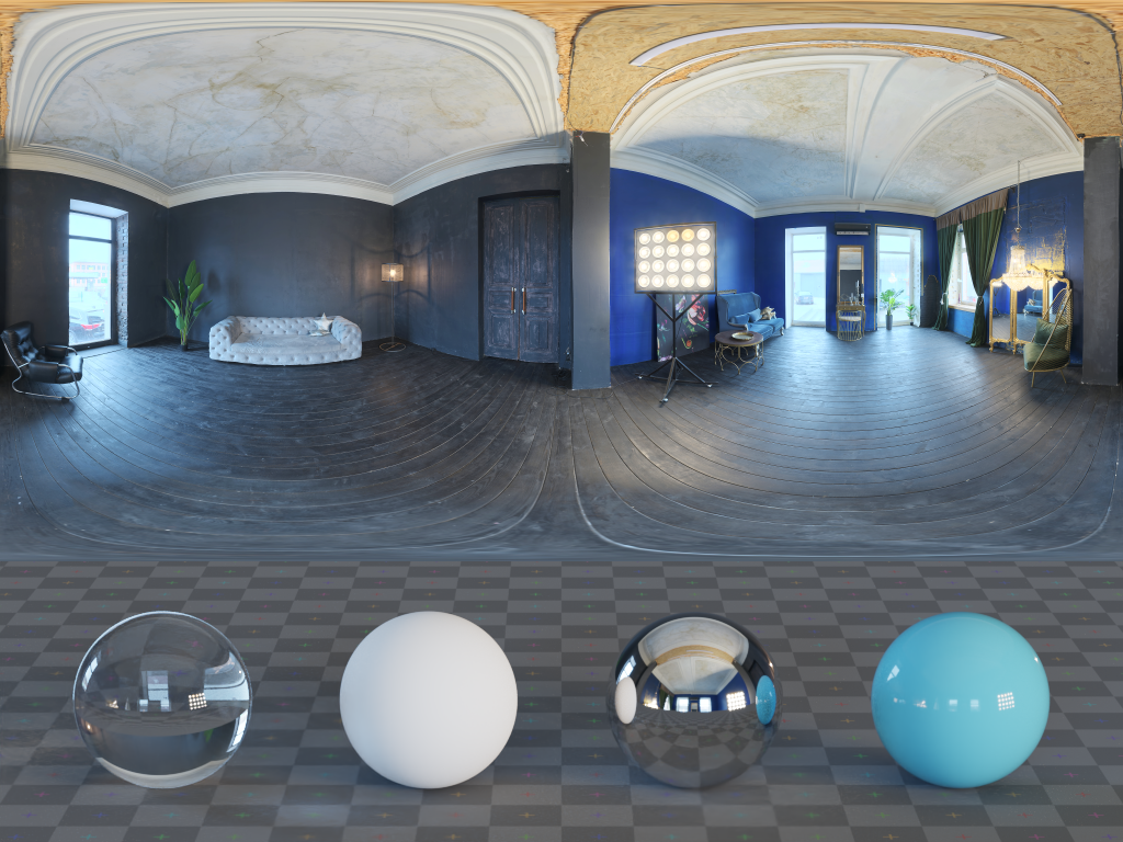 HDRI – Blue Photo Studio – indoor - thumbnail 3