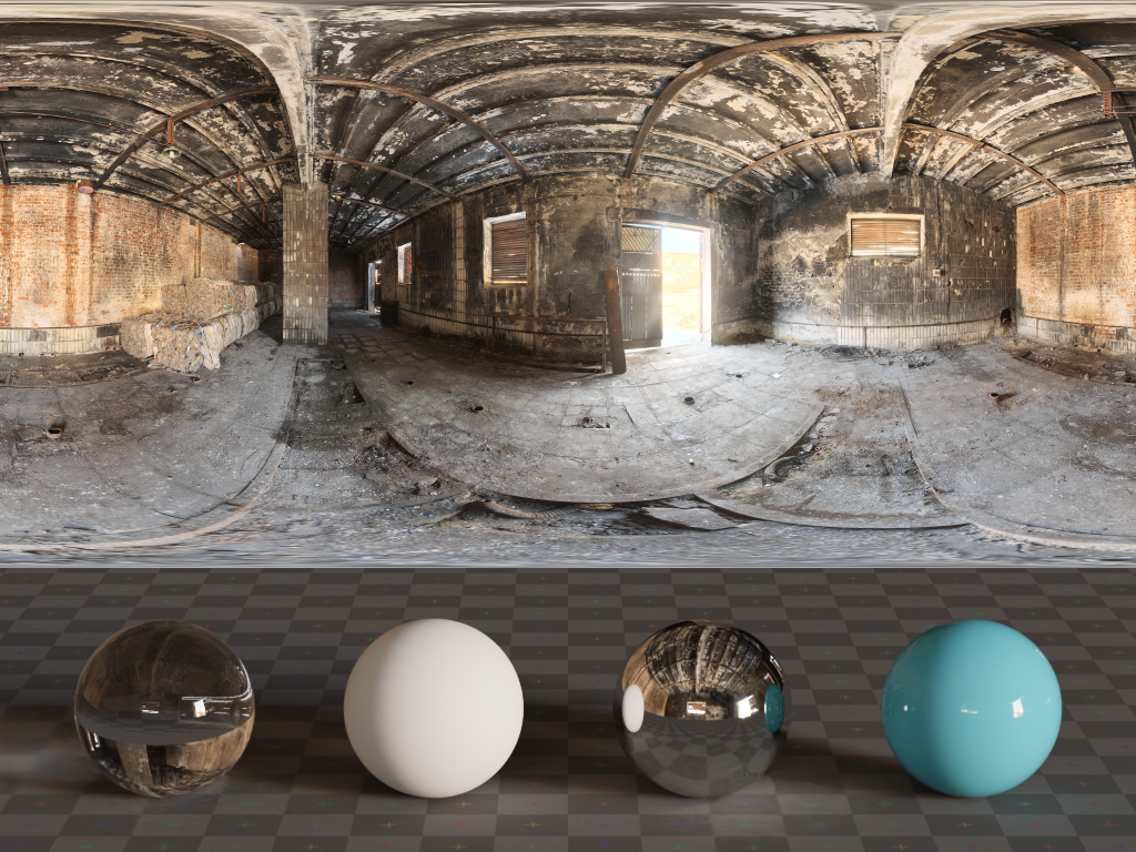 HDRI – Burnt Warehouse – indoor - thumbnail 3