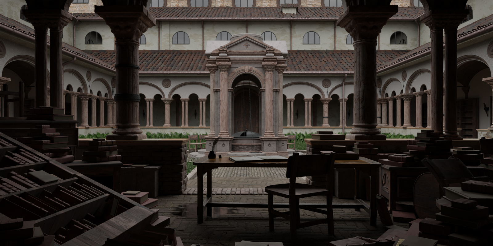 HDRI – Castel St. Angelo Roof – low contrast - thumbnail 2