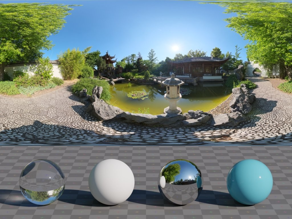 HDRI – Chinese Garden – nature - thumbnail 3