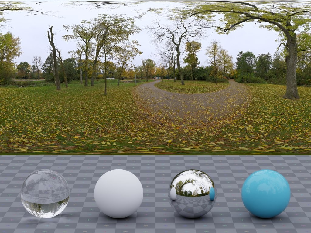 HDRI – Cloudy Vondelpark – nature - thumbnail 3