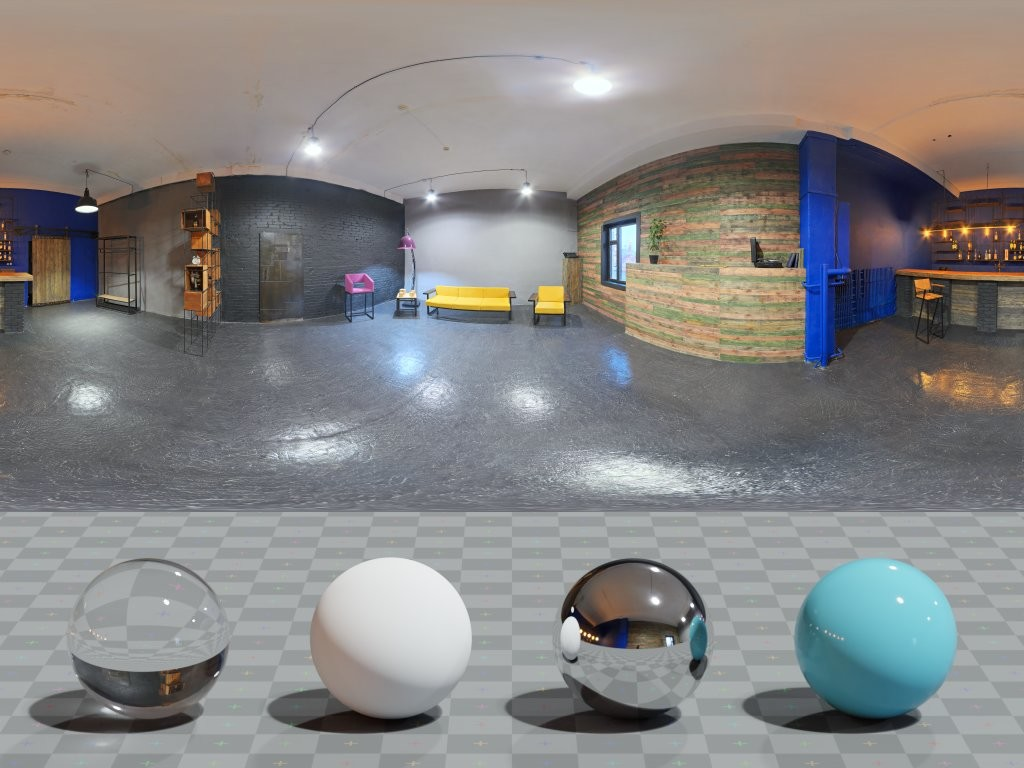 HDRI – Colorful Studio – urban - thumbnail 3