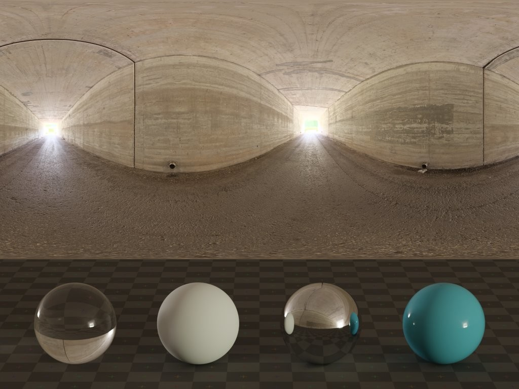 HDRI – Concrete Tunnel 02 – urban - thumbnail 3