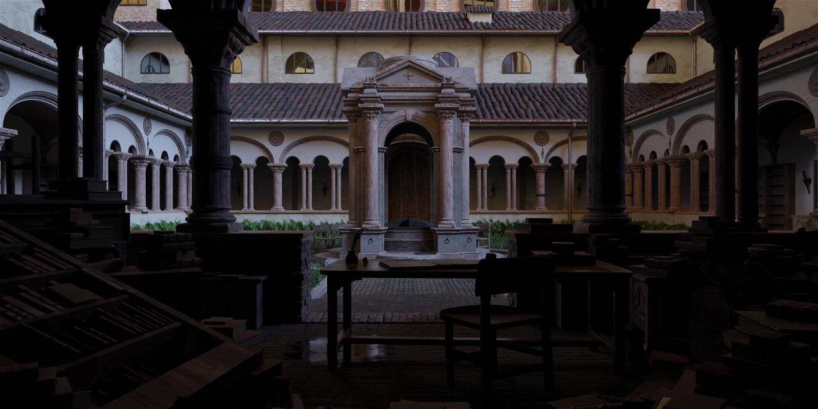 HDRI – Courtyard – urban - thumbnail 2