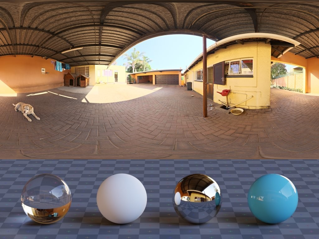 HDRI – Courtyard – urban - thumbnail 3