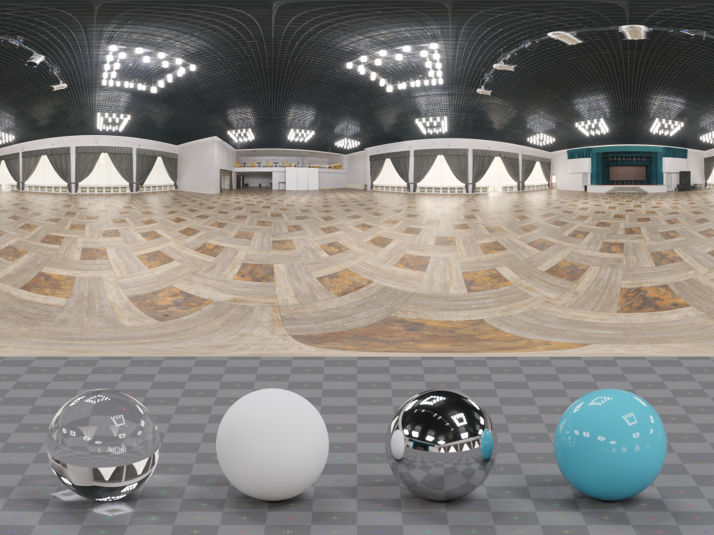 HDRI – Dancing Hall – medium contrast - thumbnail 3