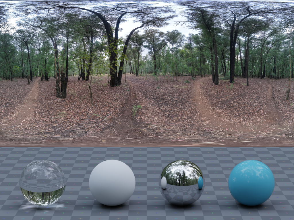 HDRI - Dark Autumn Forest - Outdoor - 3ds Max Files