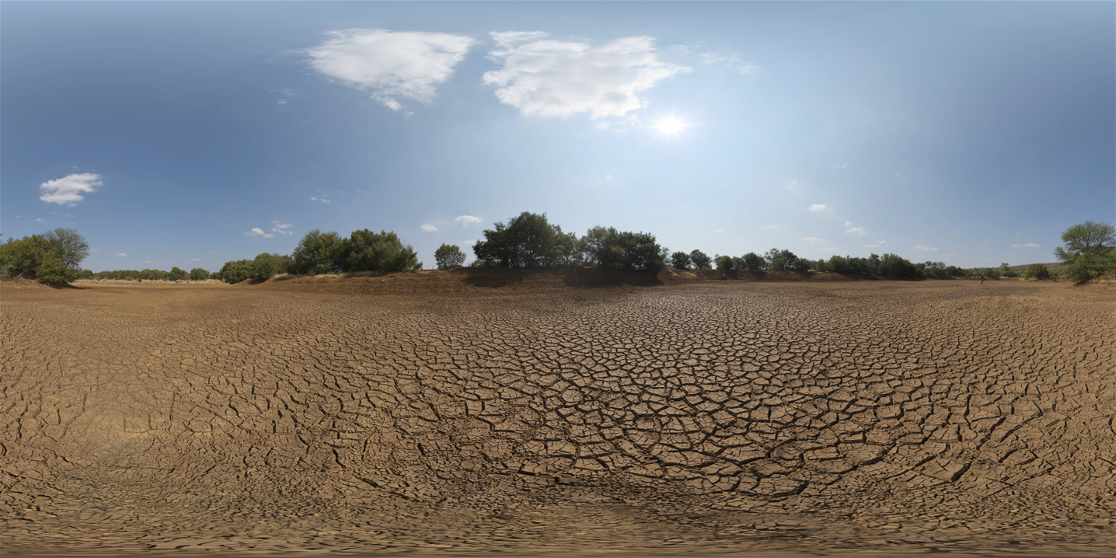 HDRI – Dry Cracked Lake – outdoor - thumbnail 1